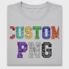 Custom Sequin Letter DTF Transfer