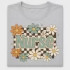 Retro Floral Nurse DTF Transfer