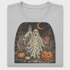 Leopard Ghost Pumpkin DTF Transfer