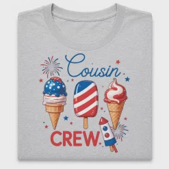 Cousin Crew Fourth Of July DTF Transfer