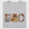 Floral Ghost Boo DTF Transfer