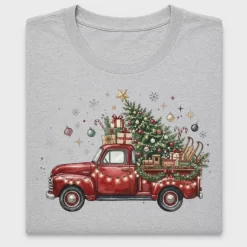 Vintage Christmas Truck DTF Transfer