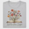 Floral Open Book DTF Transfer
