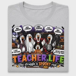 Teacher Life Halloween DTF Transfer