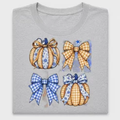Preppy Pumpkin Bow DTF Transfer