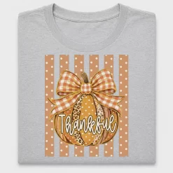 Thankful Pumpkin Bow DTF Transfer