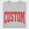 Custom Mascot Name Polka Dot DTF Transfer