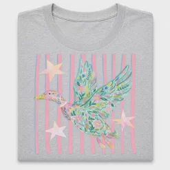 Whimsical Floral Duck DTF Transfer