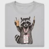 Teacher Raccoon DTF Transfer