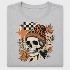 Coquette Skull Autumn DTF Transfer