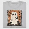 Retro Halloween Ghost Cat DTF Transfer