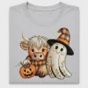 Halloween Highland Cow Ghost DTF Transfer