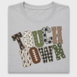 Patchwork Touchdown Football DTF Transfer