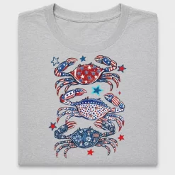Patriotic Crab DTF Transfer