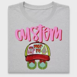 Custom Christmas Trucker Hat DTF Transfer