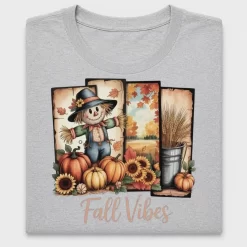 Fall Vibes Scarecrow DTF Transfer