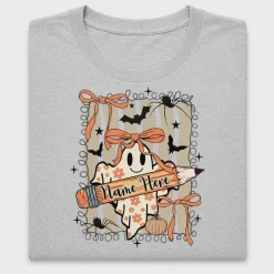 Personalized Ghost Teacher Halloween DTF Transfer