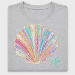 Watercolor Seashell DTF Transfer