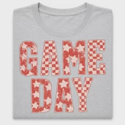 Game Day Checkered Stars DTF Transfer