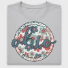 Boho Floral Love Circle DTF Transfer