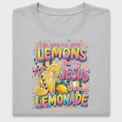 Life Gave Me Lemons Jesus Lemonade DTF Transfer