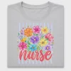 Colorful Nurse Wildflowers DTF Transfer