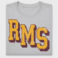 Retro RMS Block Letter DTF Transfer
