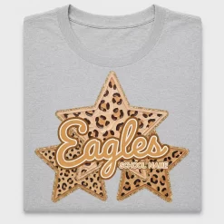 Leopard Print Stars DTF Transfer