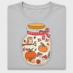 Autumn Bookish Jar DTF Transfer