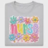 Coquette Nurse Floral DTF Transfer
