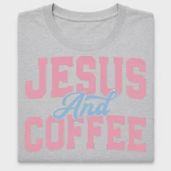 Jesus and Coffee DTF Transfer