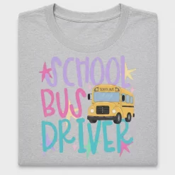 School Bus Driver DTF Transfer