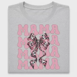 Mama Leopard Coquette Bow DTF Transfer