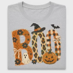 Distressed Halloween Boo DTF Transfer