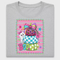 Preppy Boo Ghost Pumpkin DTF Transfer