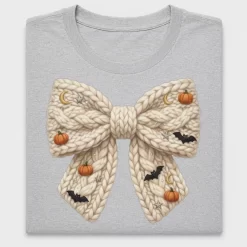 Dark Coquette Halloween Bow DTF Transfer