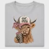 Hot Mess Highland Cow DTF Transfer