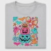 Colorful Halloween Pumpkin Ghost DTF Transfer