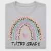 Third Grade Rainbow Leopard DTF Transfer