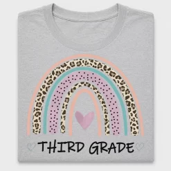 Third Grade Rainbow Leopard DTF Transfer