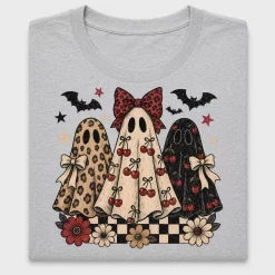 Retro Ghost Cherry DTF Transfer