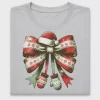 Retro Christmas Bow DTF Transfer