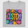 Bright Floral Custom Mom DTF Transfer