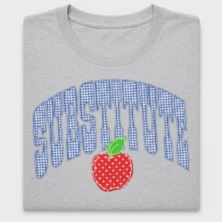 Substitute Teacher Apple DTF Transfer