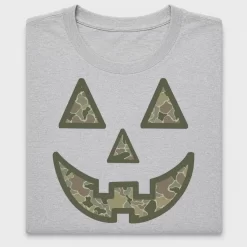 Camo Smiley Face DTF Transfer
