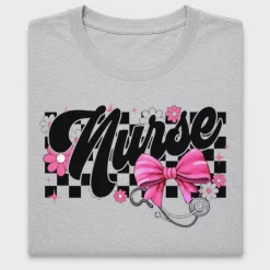 Nurse Coquette Bow DTF Transfer