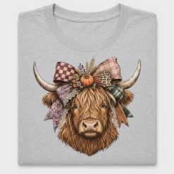 Fall Highland Cow DTF Transfer