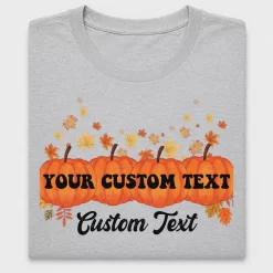 Fall Pumpkin Custom Text DTF Transfer