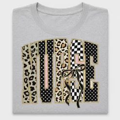 Nurse Life Coquette Bow DTF Transfer