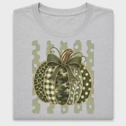Camo Pumpkin Bow DTF Transfer
